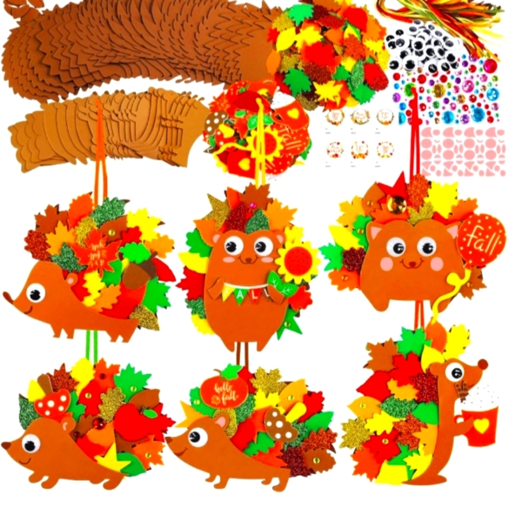 24 piece Diy Hedgehog ornament